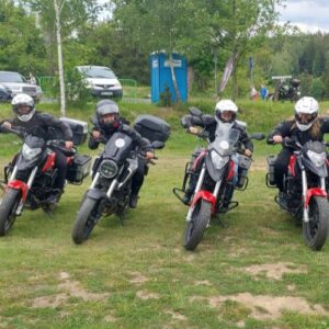 nauka jazdy na motocyklu