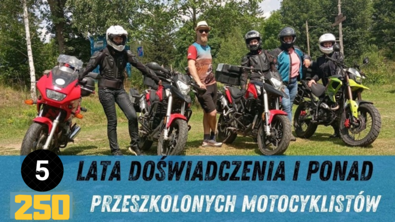 Nauka jazdy na motocyklu 125